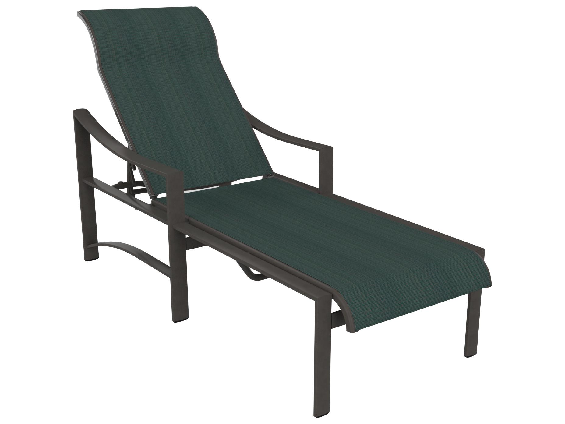 Tropitone Kenzo Sling Aluminum Patio Chaise Lounge