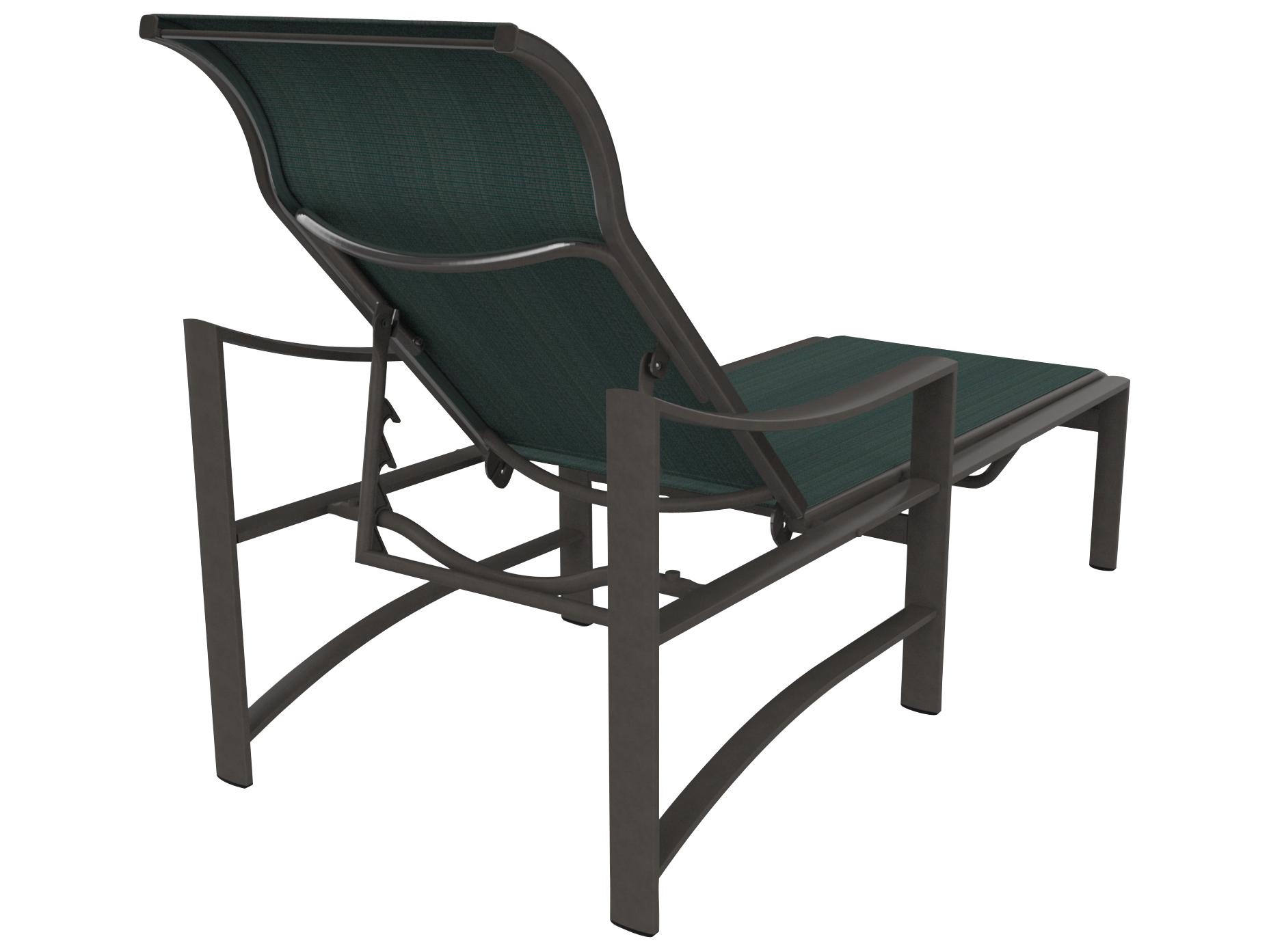 Tropitone Kenzo Sling Aluminum Patio Chaise Lounge