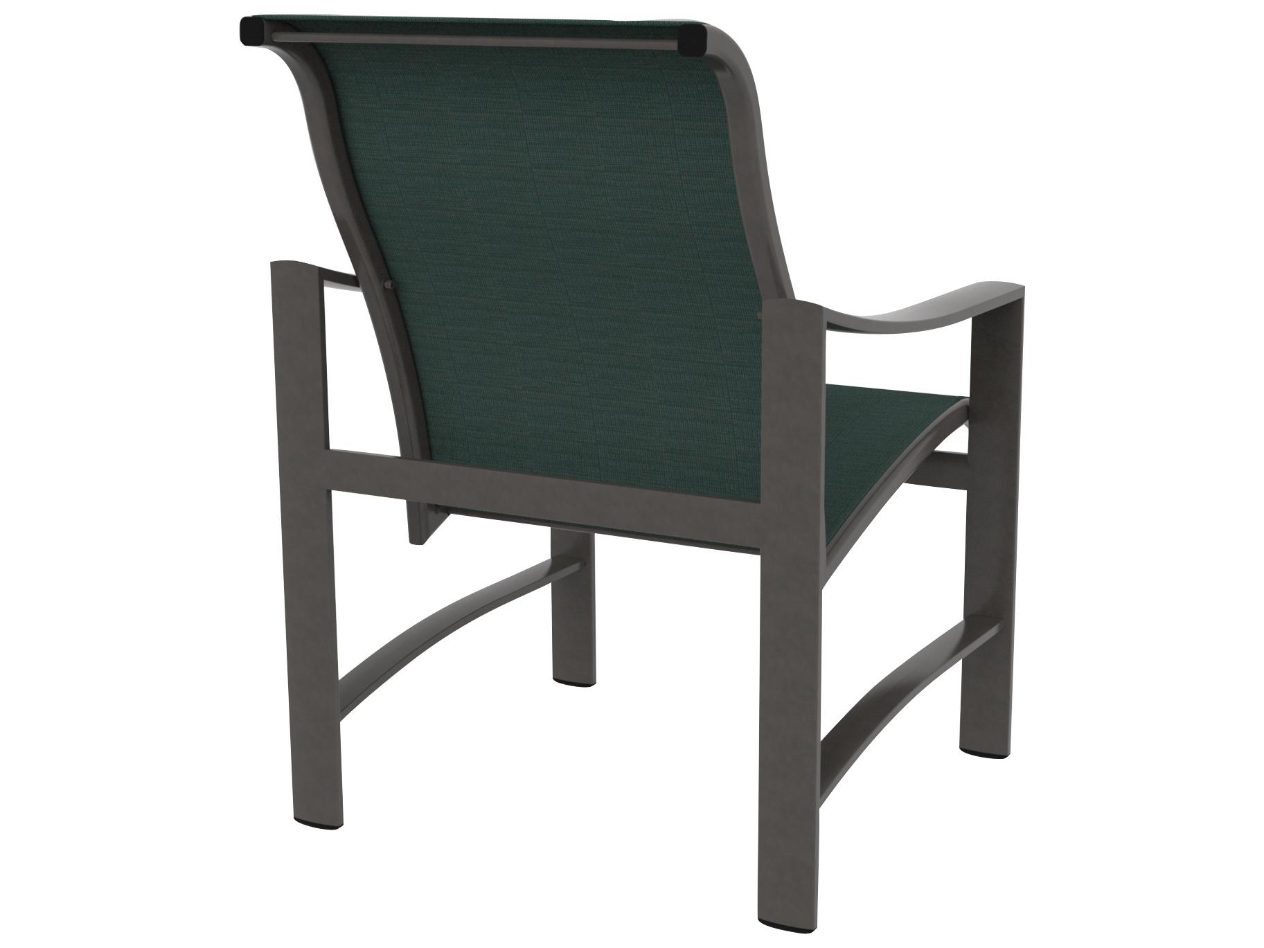 Tropitone Kenzo Sling Aluminum Patio Dining Arm Chair