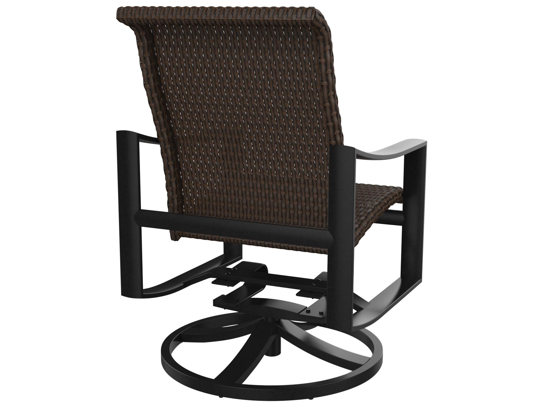 Tropitone Kenzo Woven Aluminum Wicker Outdoor Dining Chair