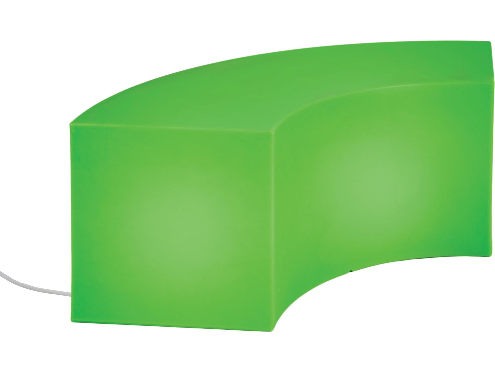 Tropitone Curve Resin Crescent Table/Patio Bench with Light