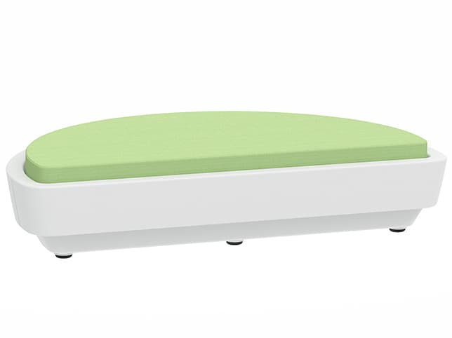 Tropitone Curve Cushion Resin Half Circle No Back Round Party Lounger