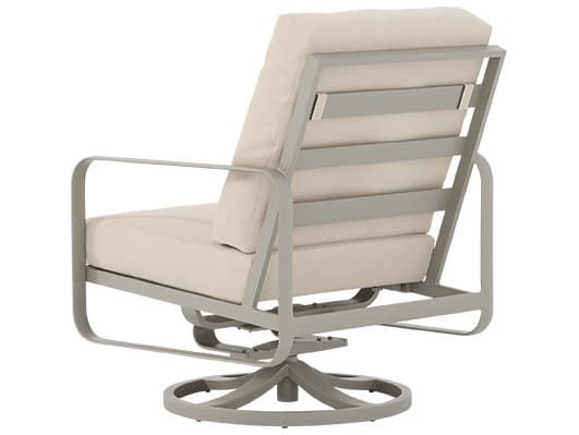 Tropitone Brasilia Cushion Aluminum Swivel Action Patio Lounge Chair