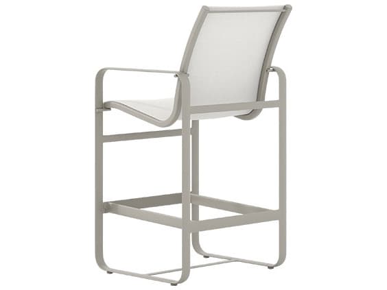Tropitone Brasilia Sling Aluminum Swivel Outdoor Patio Bar Stool