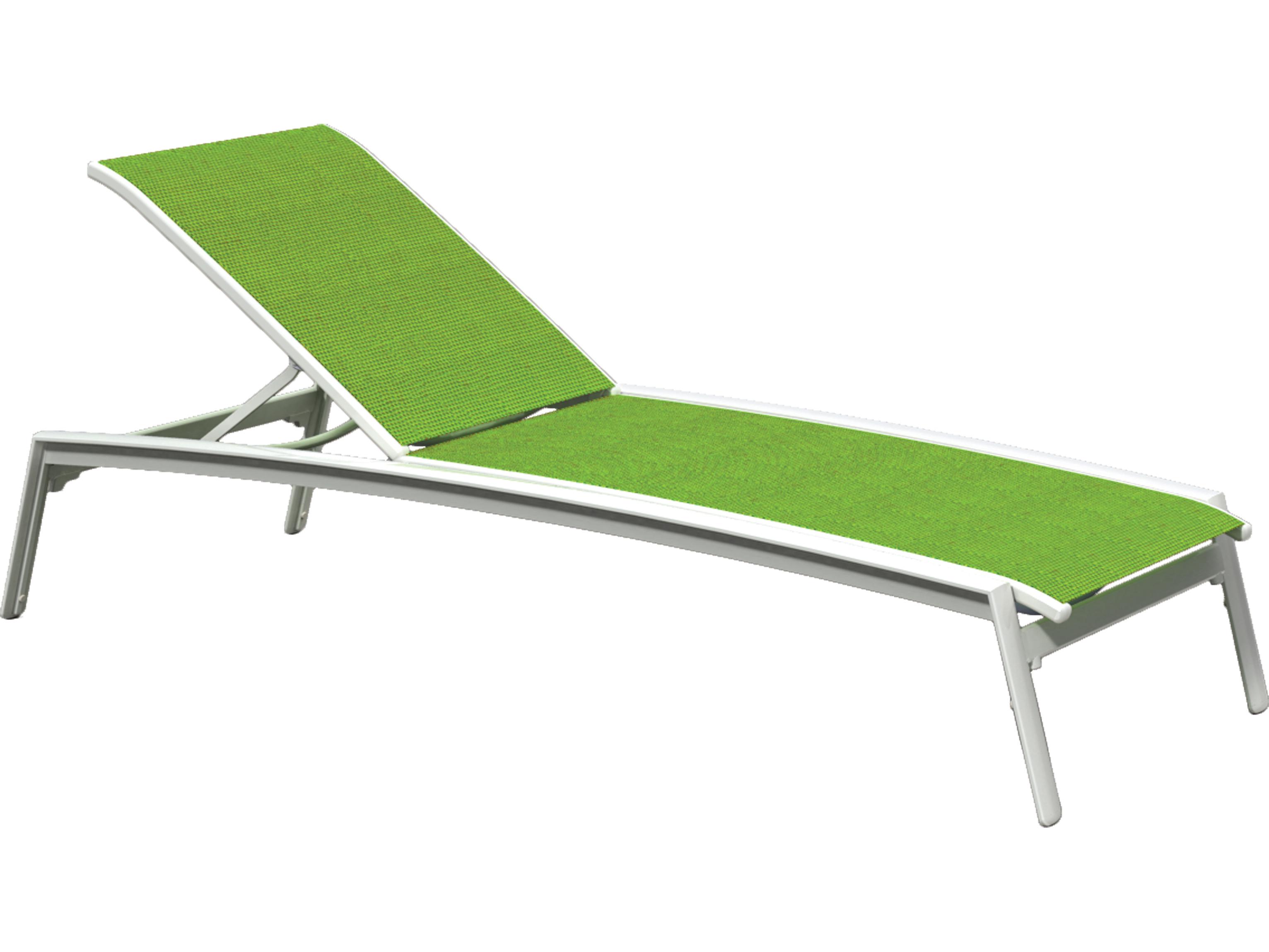 Tropitone Elance Relaxed Sling Aluminum Patio Chaise Lounge