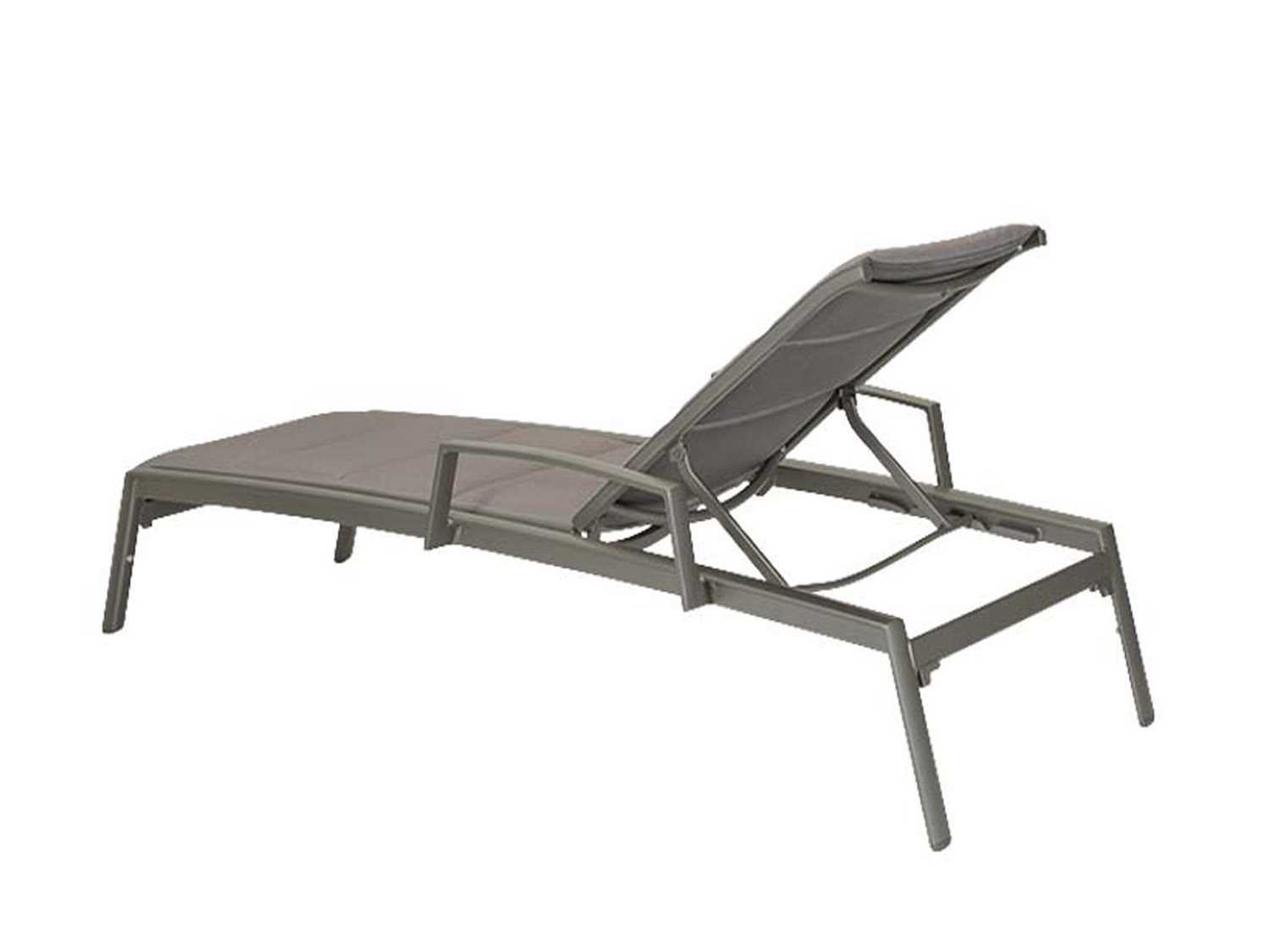 Tropitone Elance Padded Sling Aluminum Outdoor Patio Chaise Lounge