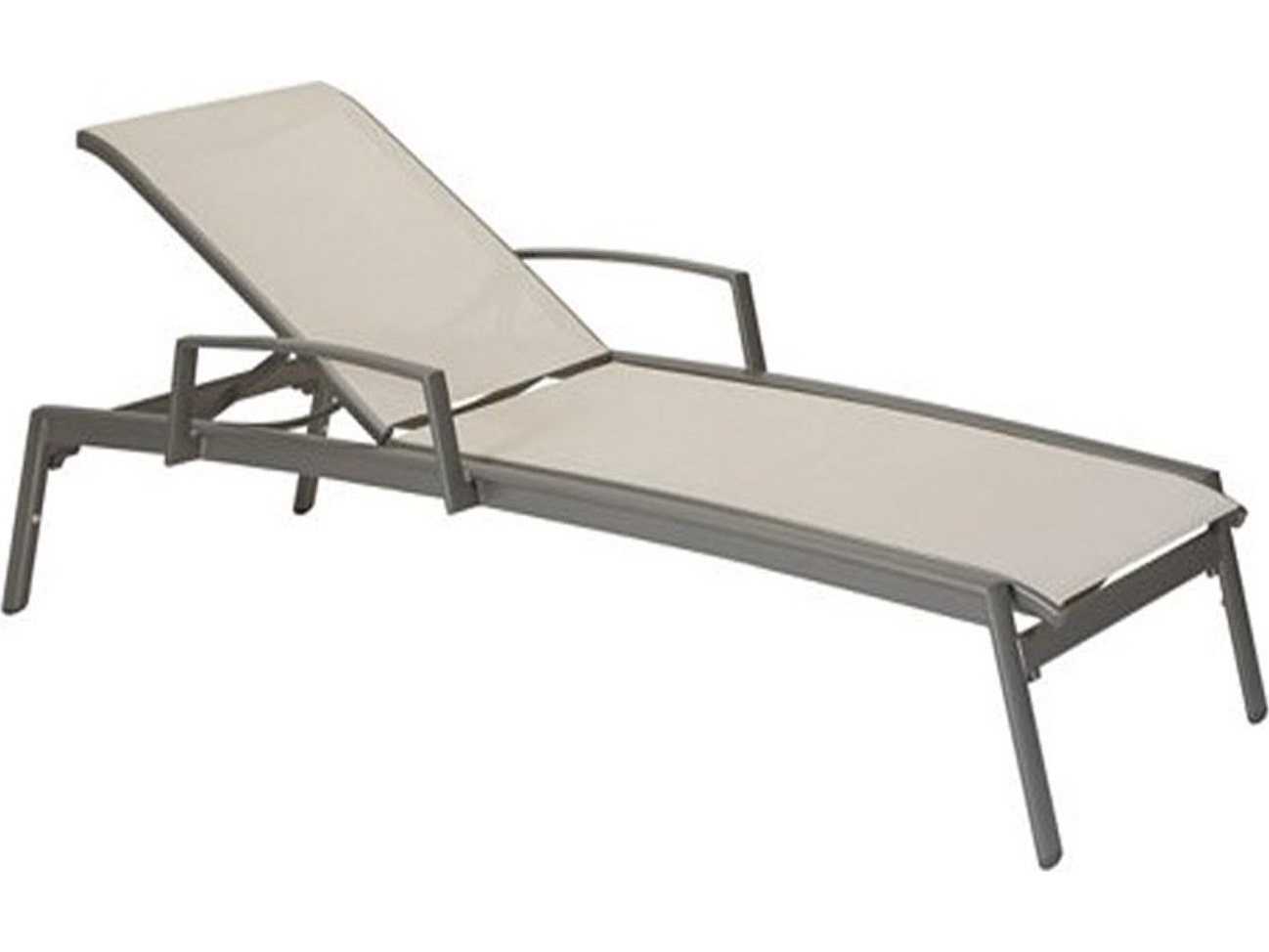 Tropitone Elance Relaxed Sling Aluminum Outdoor Chaise Lounge