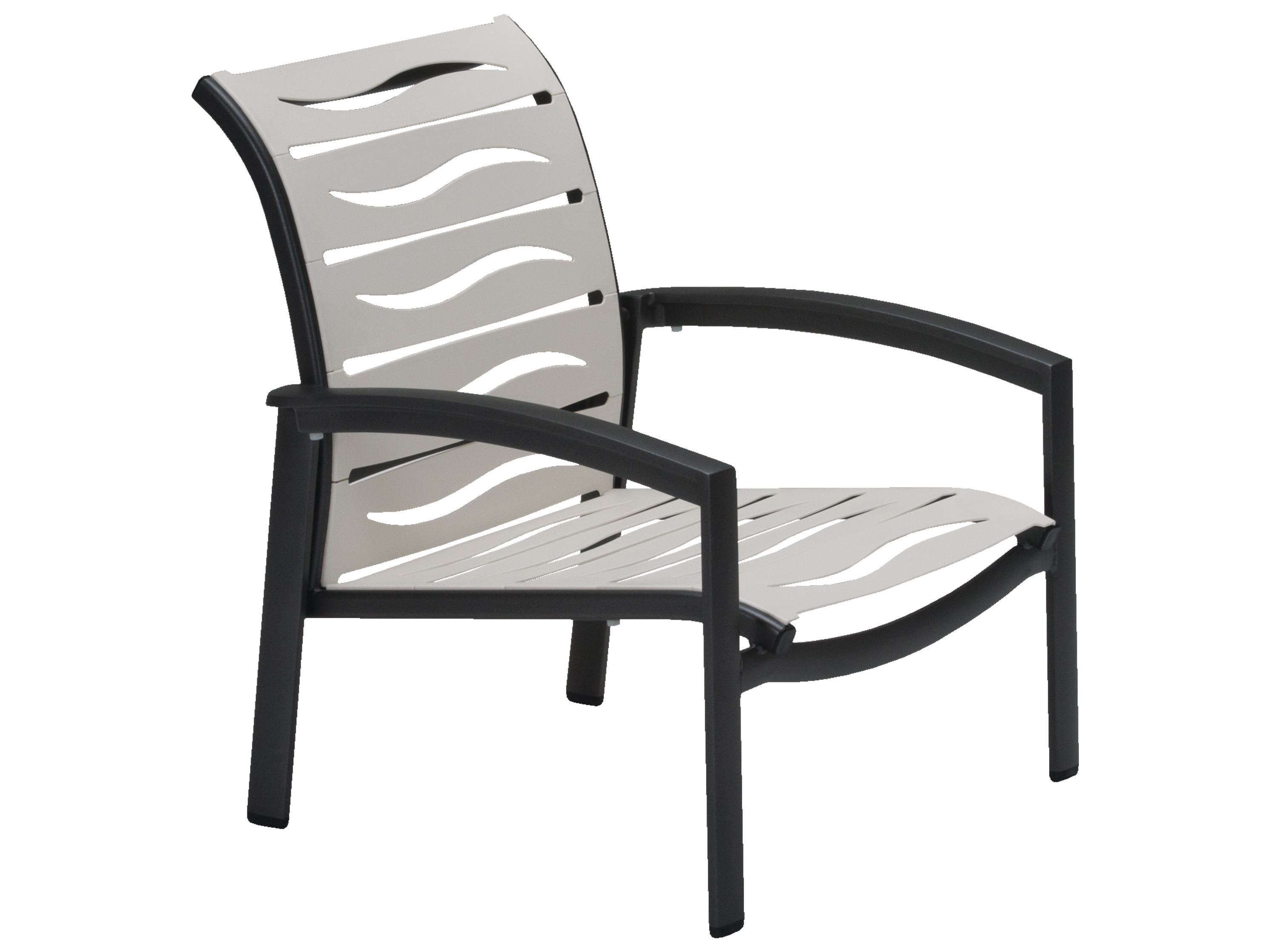Tropitone Elance Ez Span Aluminum Wave Segment Spa Patio Lounge Chair