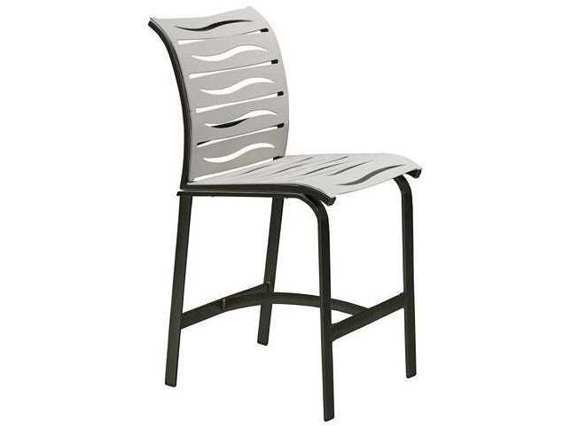 Tropitone Elance Ez Span Aluminum Wave Segment Patio Bar Stool
