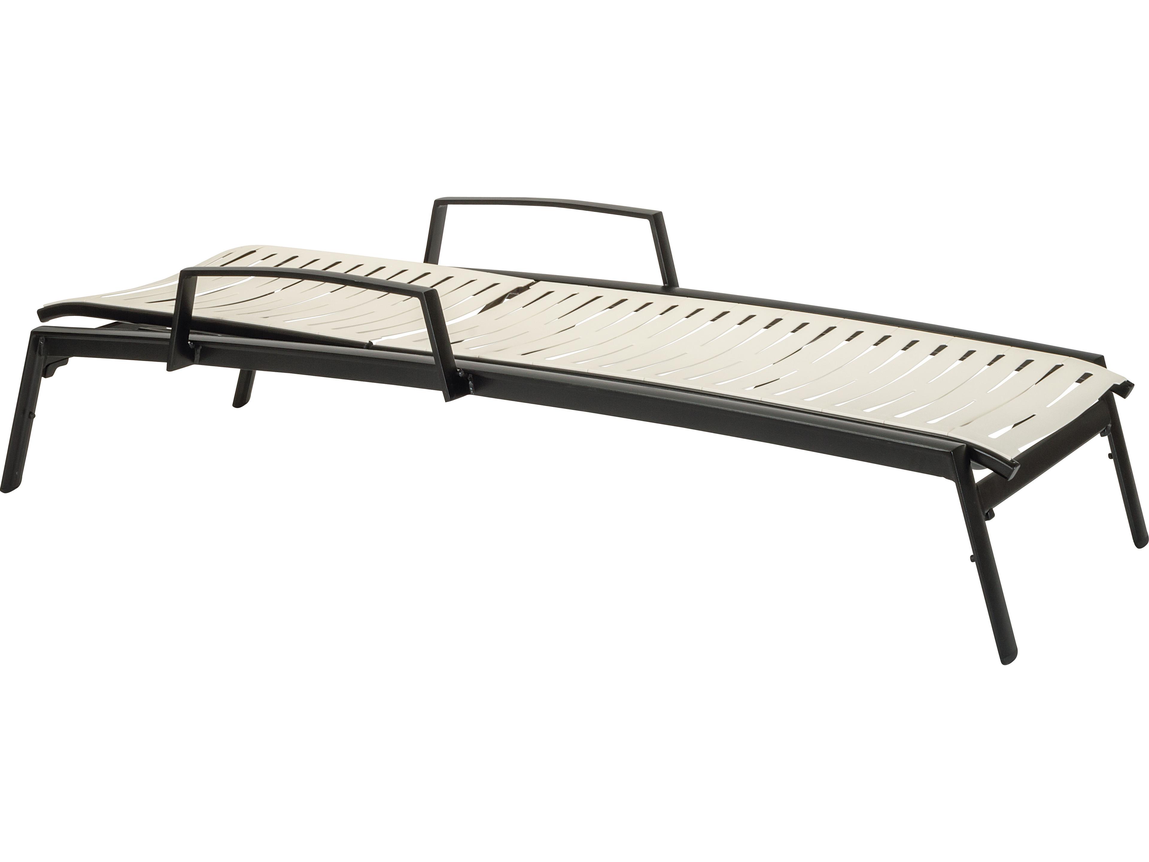 Tropitone Elance Ez Span Aluminum Ribbon Segment Patio Chaise Lounge