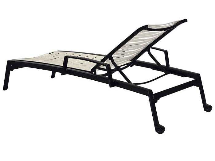 Tropitone Elance Ez Span Aluminum Wave Segment Patio Chaise Lounge