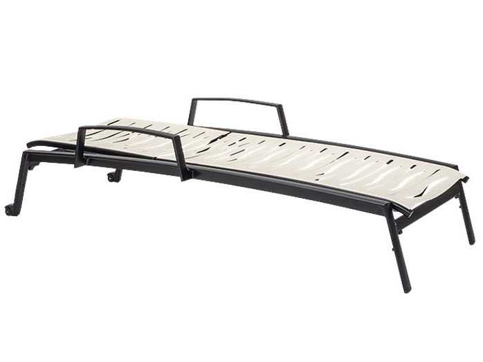 Tropitone Elance Ez Span Aluminum Wave Segment Patio Chaise Lounge