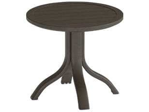 Tropitone Aluminum Slat Round KD Tea Table