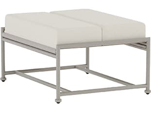 Tropitone Glendale Cushion Sling Aluminum Ottoman