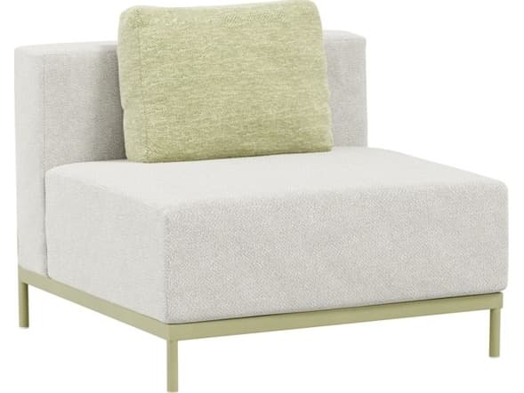 Tropitone Duval Cushion Aluminum Armless Module Chair