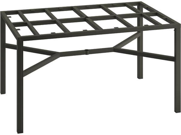 Tropitone Parsons Aluminum Rectangular KD Bar Table Base