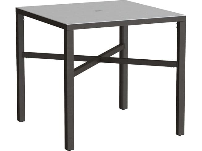 Tropitone Parson Solid Top Aluminum 37" Square KD Counter Table