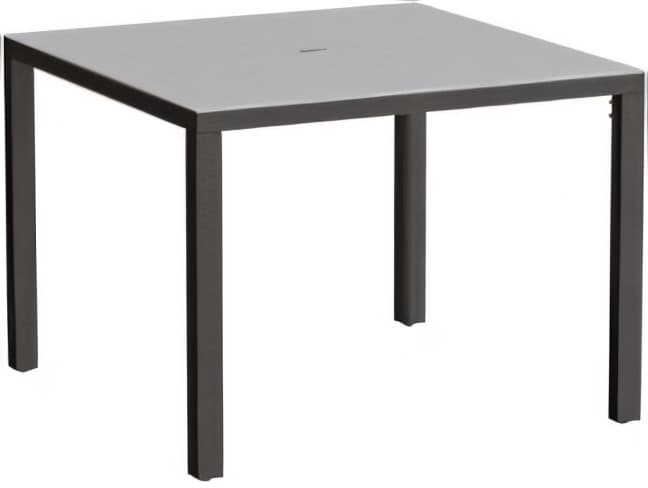 Tropitone Parson Solid Top Aluminum 42" Square KD Dining Table