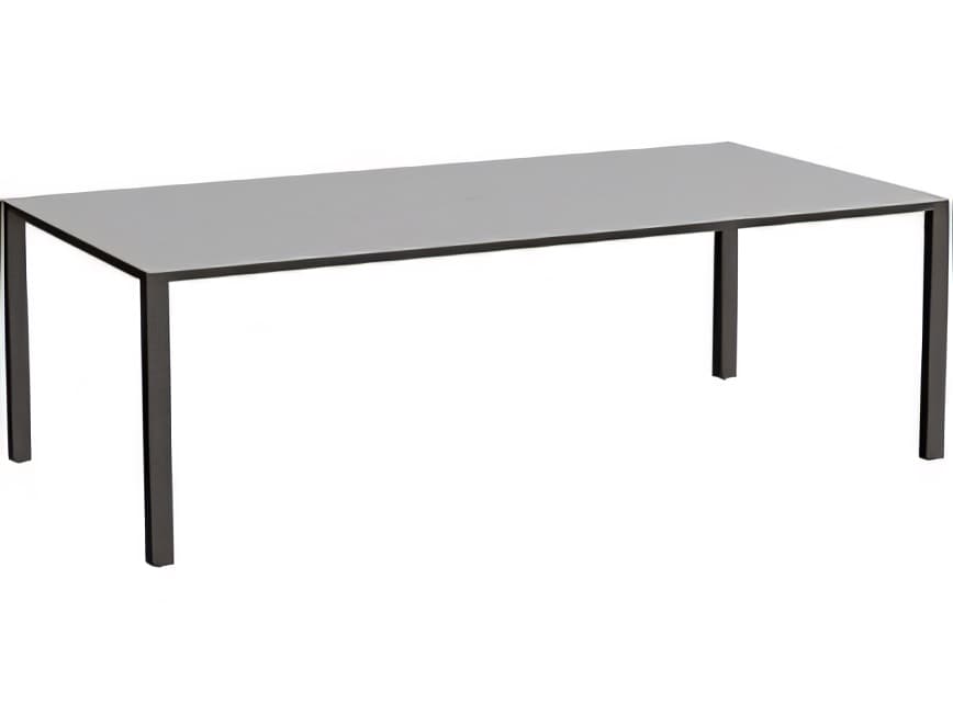Tropitone Parson Solid Top Aluminum 84" x 42" Rectangular KD ADA Dining Table