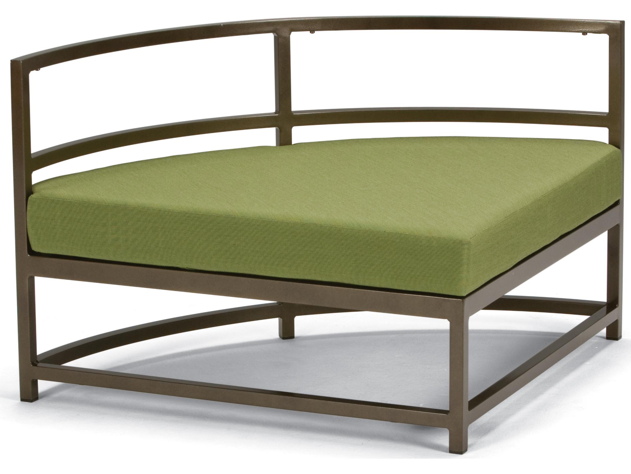 Tropitone Cabana Club Aluminum Cushion Curved Corner Outdoor Lounge Chair