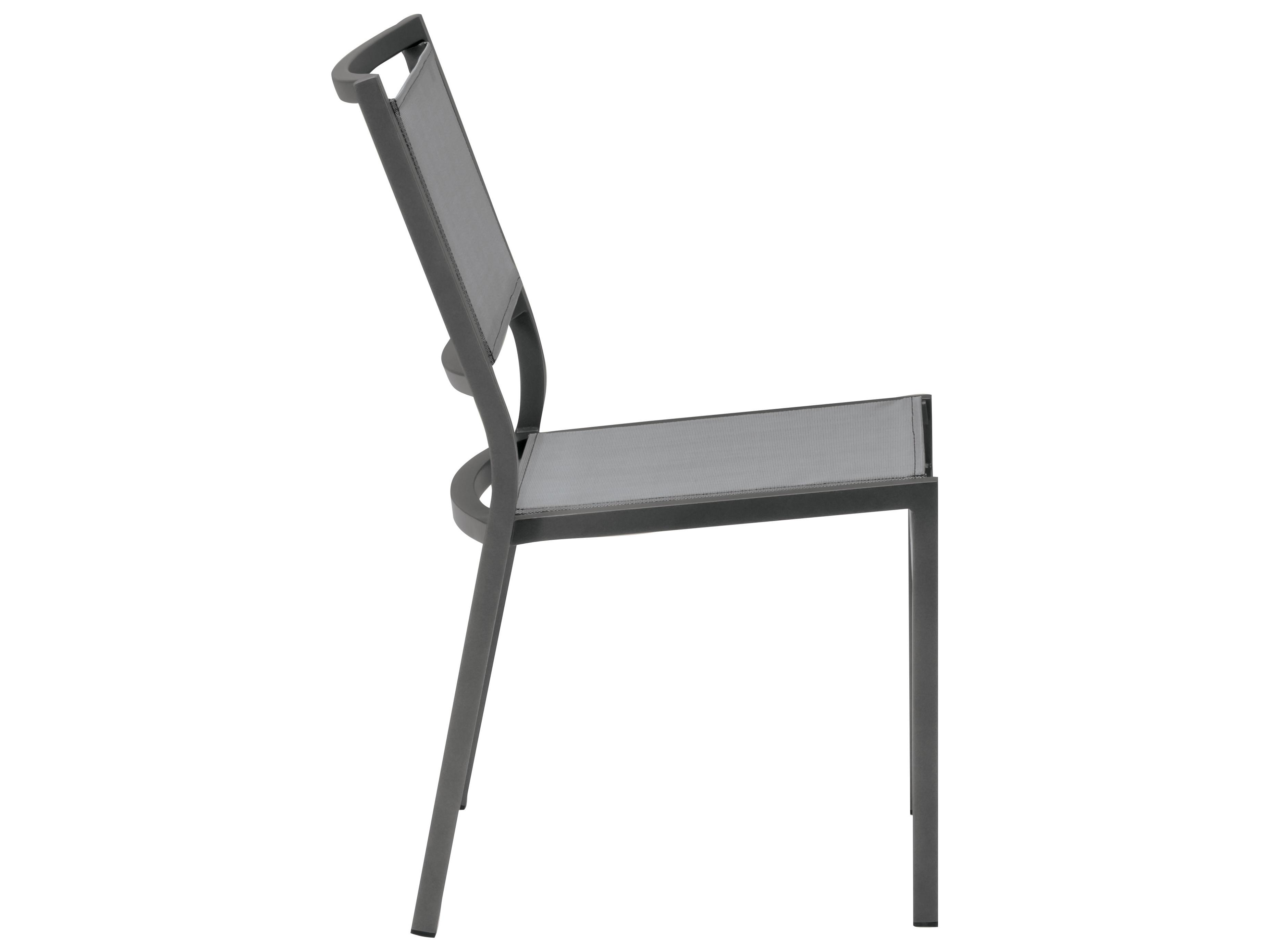 Tropitone Cabana Club Aluminum Sling Outdoor Patio Dining Side Chair