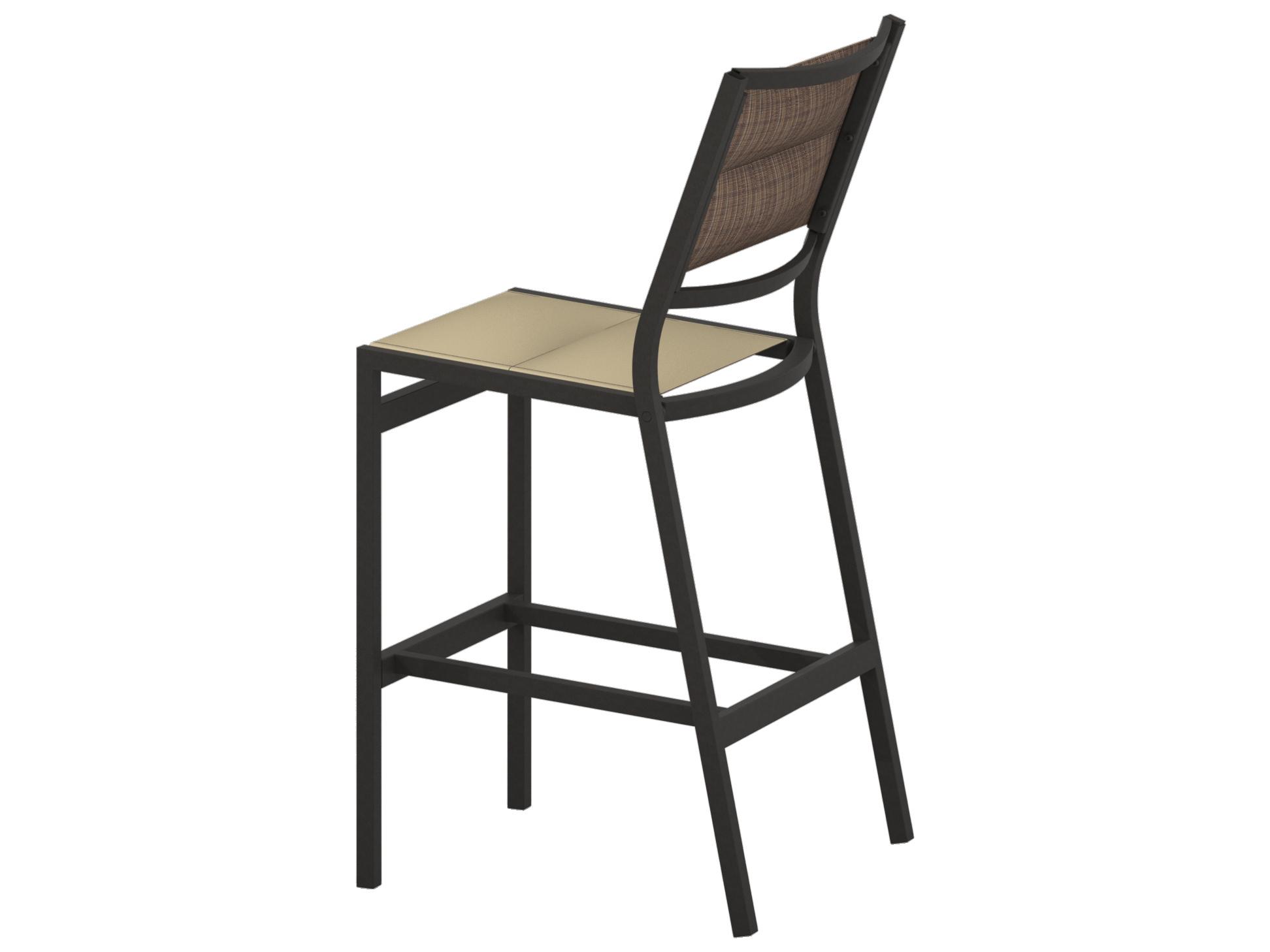 Tropitone Cabana Club Aluminum Padded Sling Outdoor Bar Stool