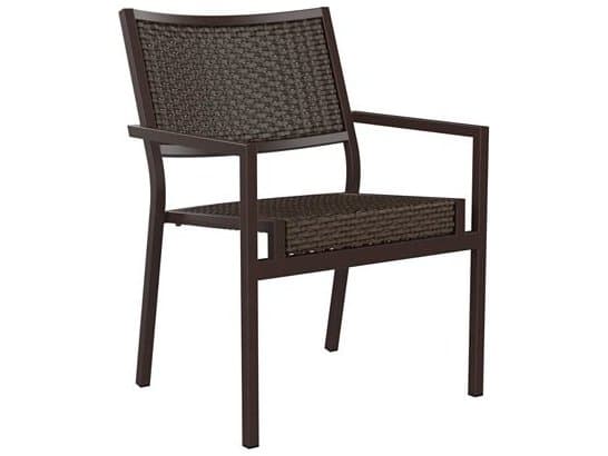 Tropitone Cabana Club Woven Aluminum Patio Dining Arm Chair