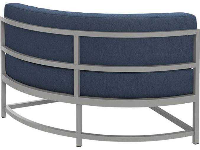 Tropitone Cabana Club Aluminum Cushion Curved Corner Patio Lounge Chair