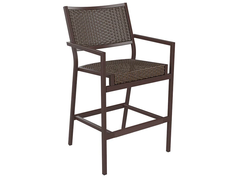 Tropitone Cabana Club Woven Aluminum Armless Stationary Stool