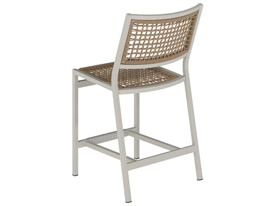 Tropitone Cabana Club Rope Aluminum Armless Outdoor Patio Counter Stool
