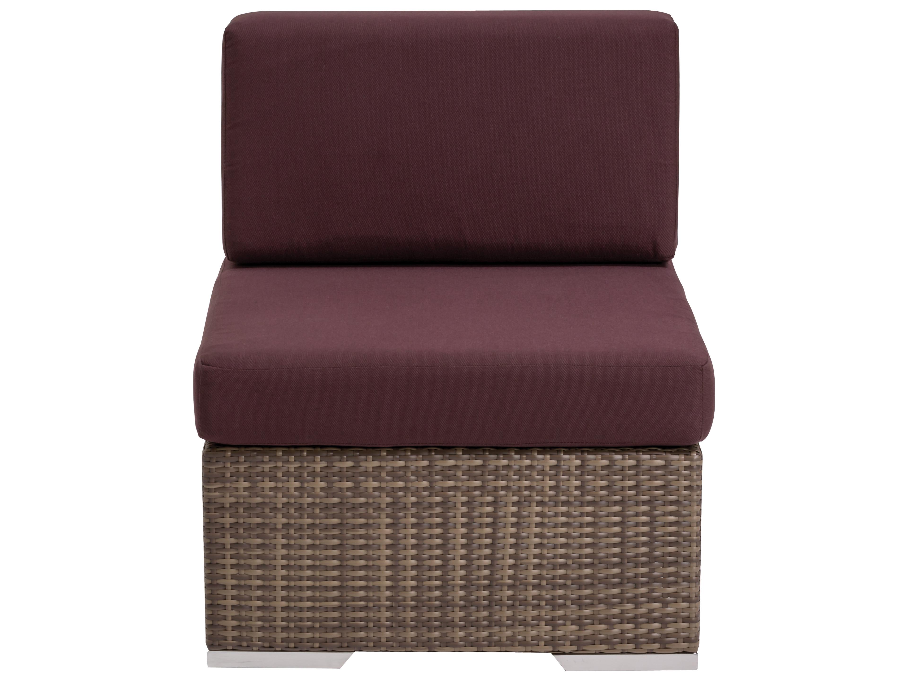 Tropitone Arzo Woven Cushion Modular Outdoor Patio Lounge Chair