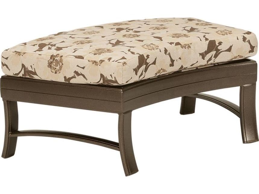 Tropitone Ravello Crescent Replacement Cushion For 38 x 24 Ottoman Bench