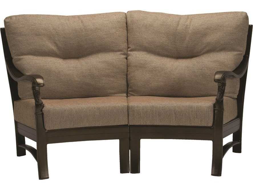 Tropitone Ravello Crescent Replacement Cushion For Loveseat