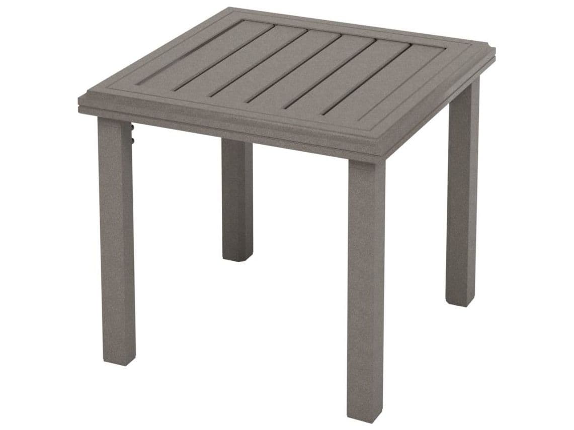 Tropitone Amici Aluminum Square KD Outdoor Patio End Table