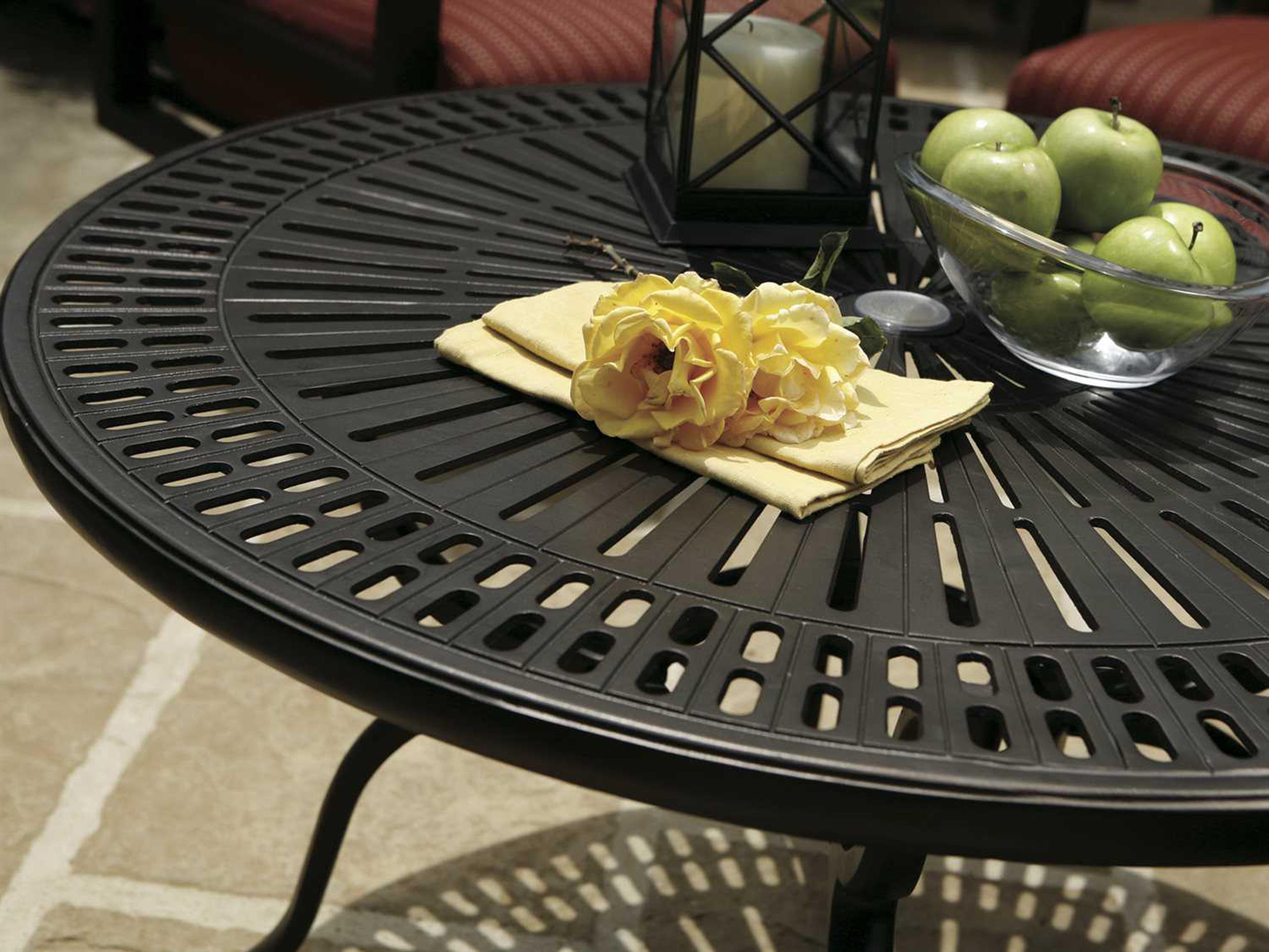 Tropitone Cast Kd Spectrum Tables Aluminum Round Outdoor End Table