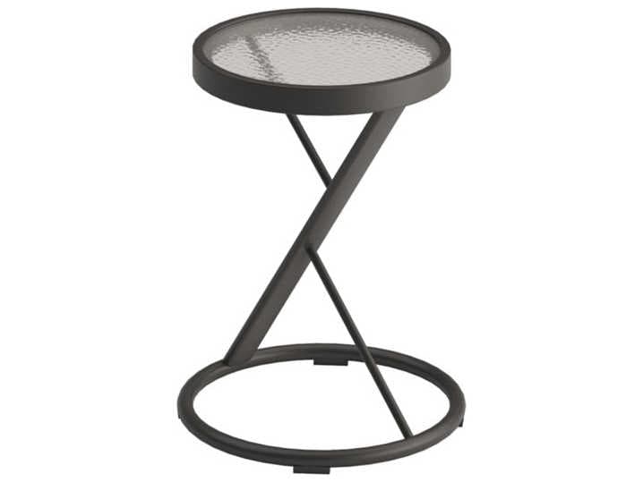 Tropitone Acrylic Cast Aluminum Round Tea Table