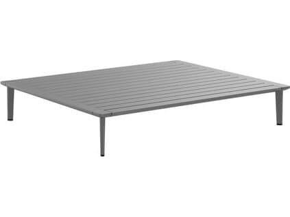 Tropitone Platform Cushion Aluminum Rectangular Patio Coffee Table