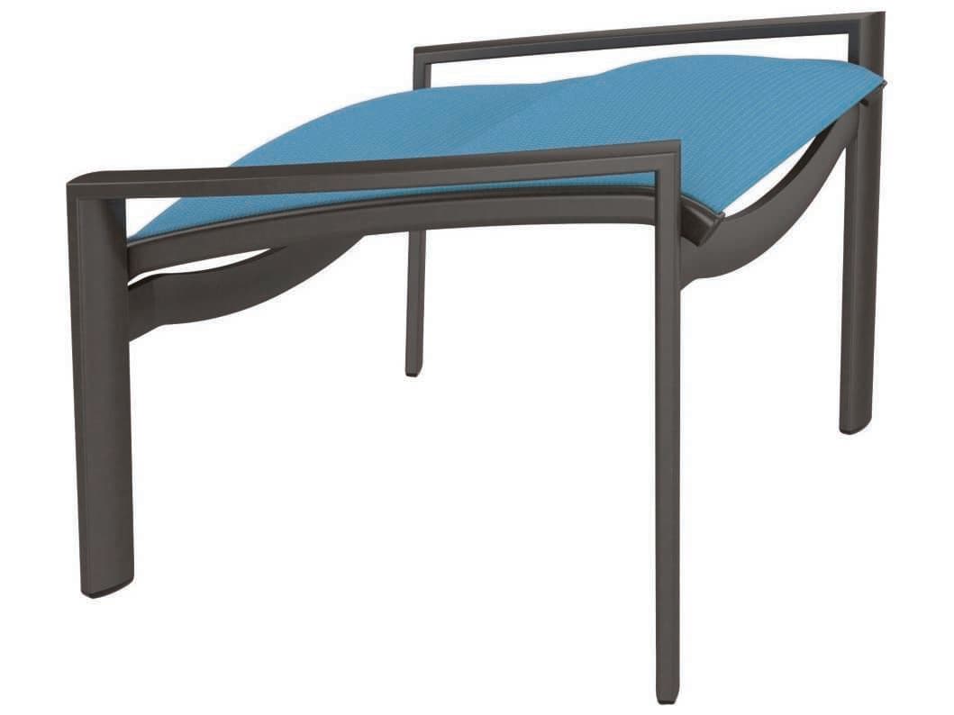 Tropitone Kor Padded Sling Aluminum Outdoor Ottoman