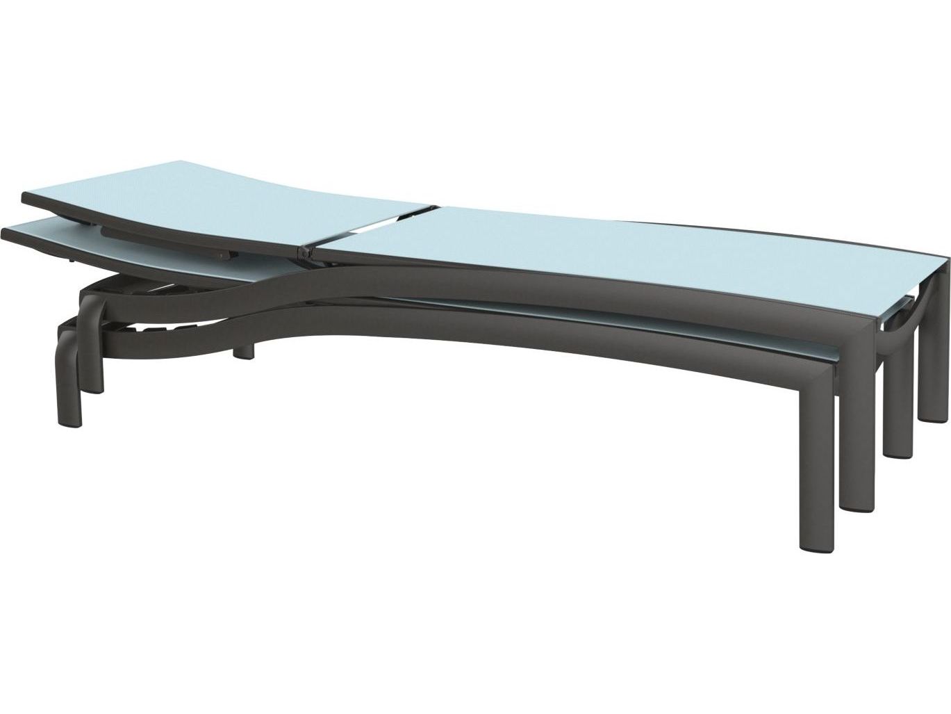 Tropitone Kor Relaxed Sling Aluminum Outdoor Patio Chaise Lounge