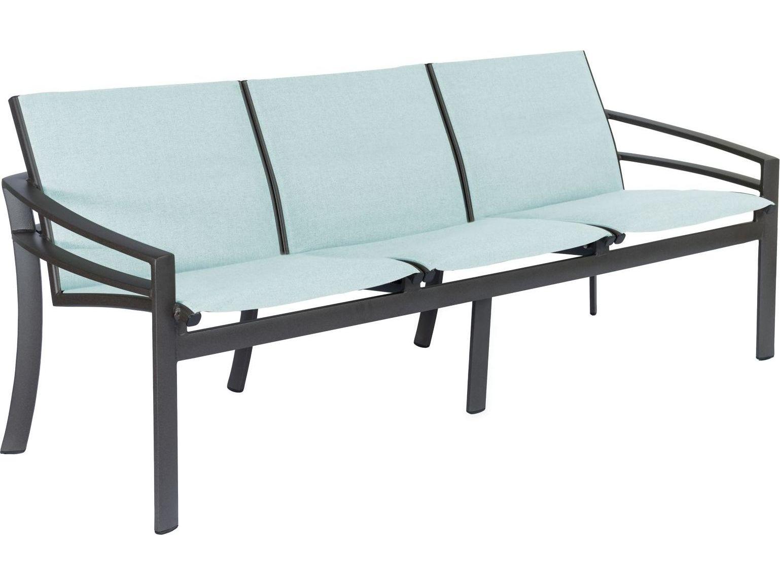 Tropitone Kor Relaxed Sling Aluminum Outdoor Patio Sofa