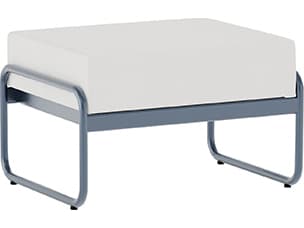 Tropitone Oasis Aluminum Cushion Ottoman
