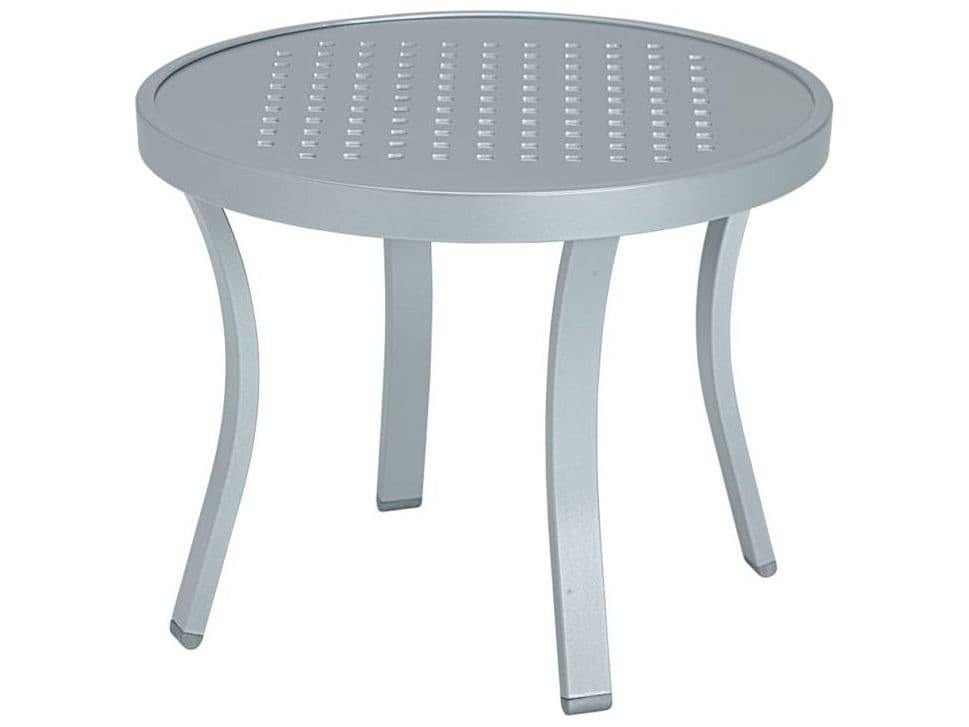 Tropitone Boulevard Aluminum Round Tea Table