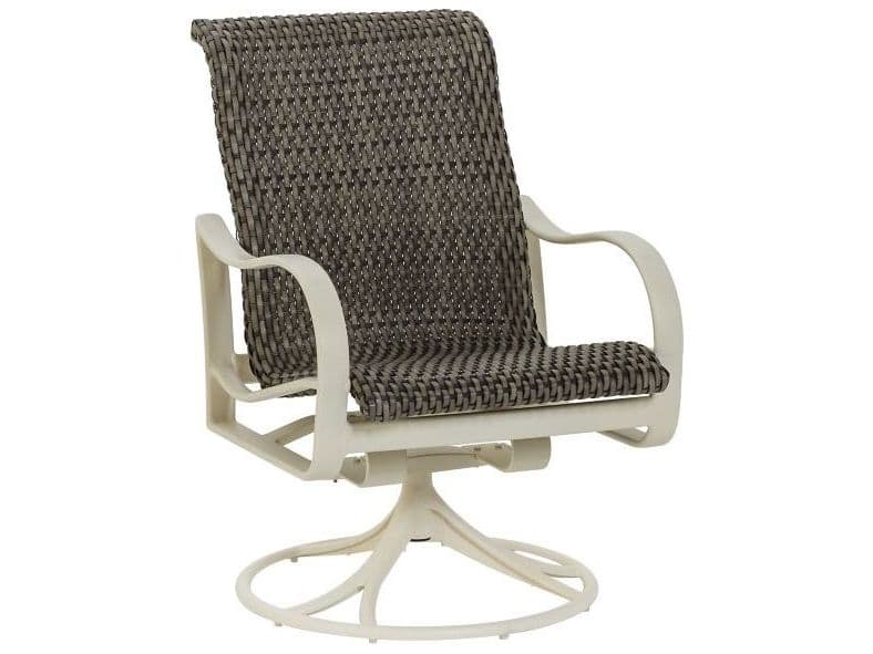 Tropitone Shoreline Woven Wicker Patio Dining Chair
