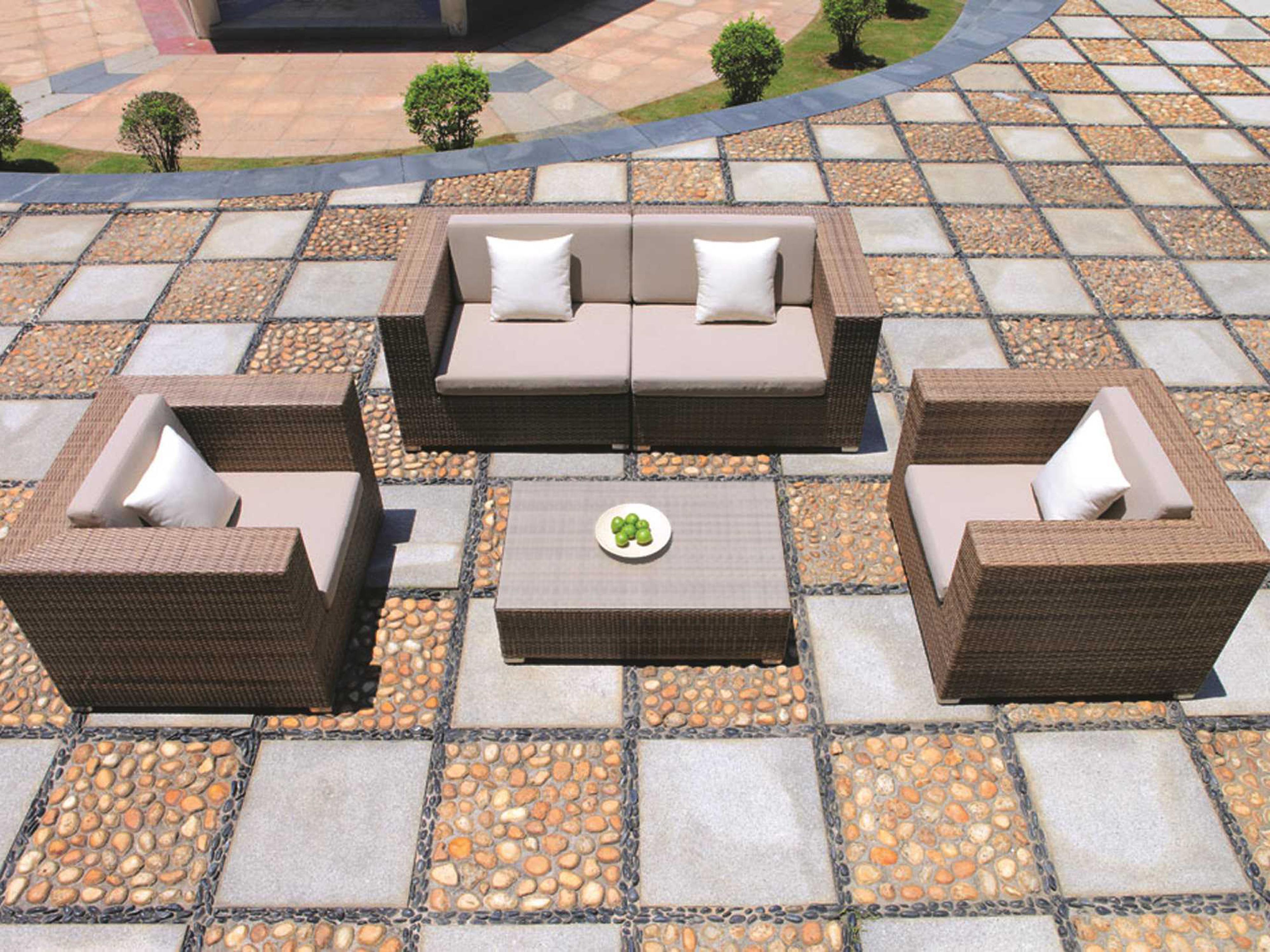 Tropitone Arzo Woven Cushion Patio Lounge Set