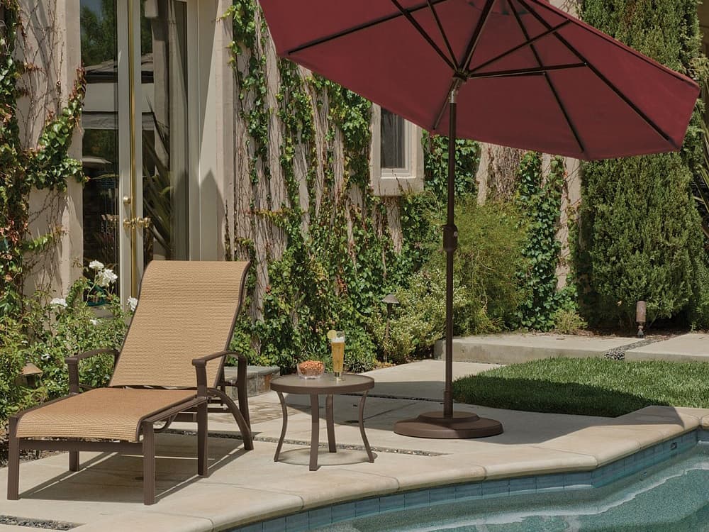 Tropitone Corsica Sling Aluminum Outdoor Patio Lounge Set