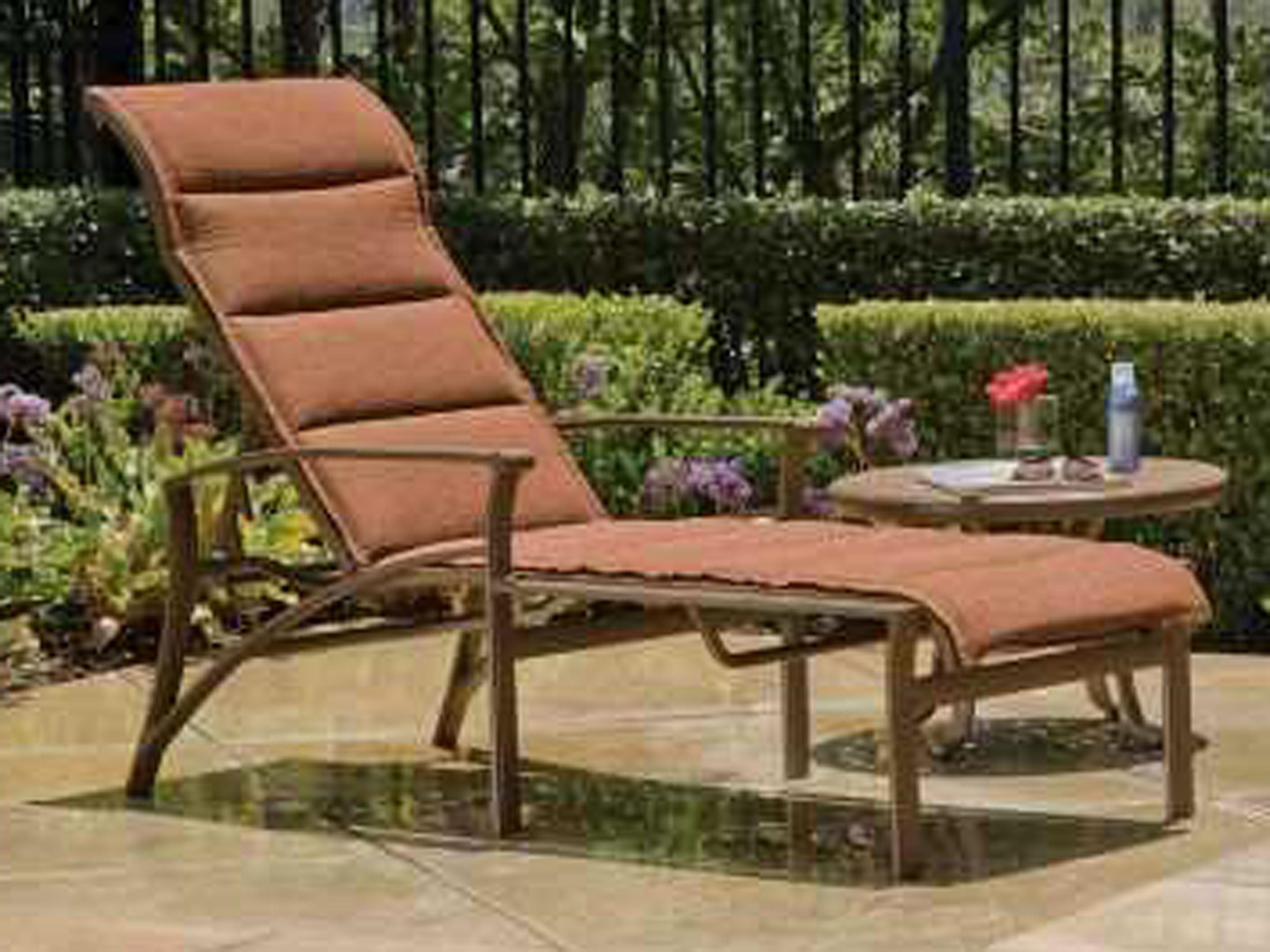 Tropitone Corsica Padded Sling Aluminum Outdoor Lounge Set