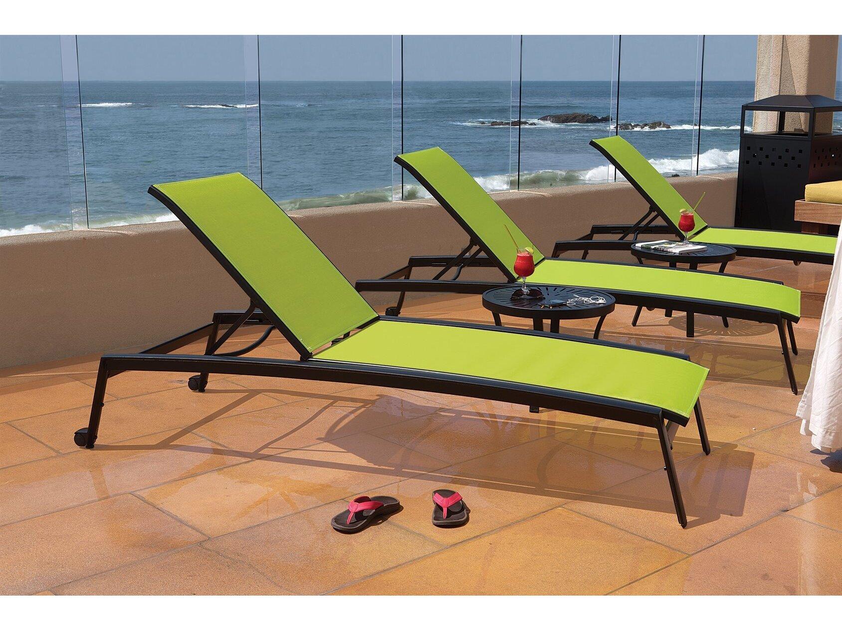 Tropitone Elance Relaxed Sling Aluminum Lounge Set