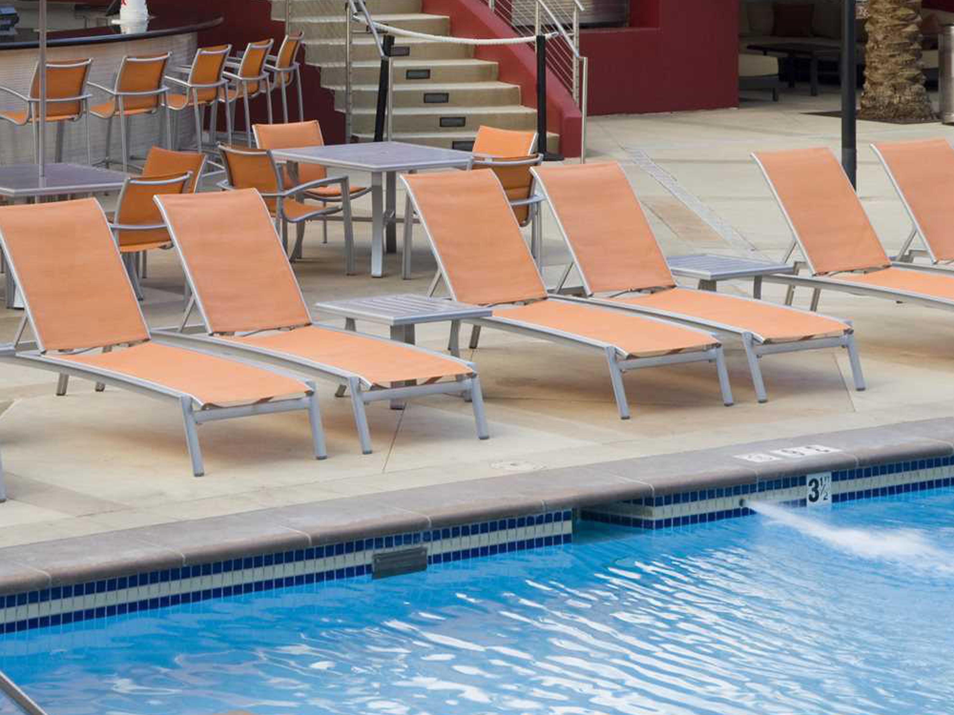 Tropitone Elance Relaxed Sling Aluminum Patio Lounge Set