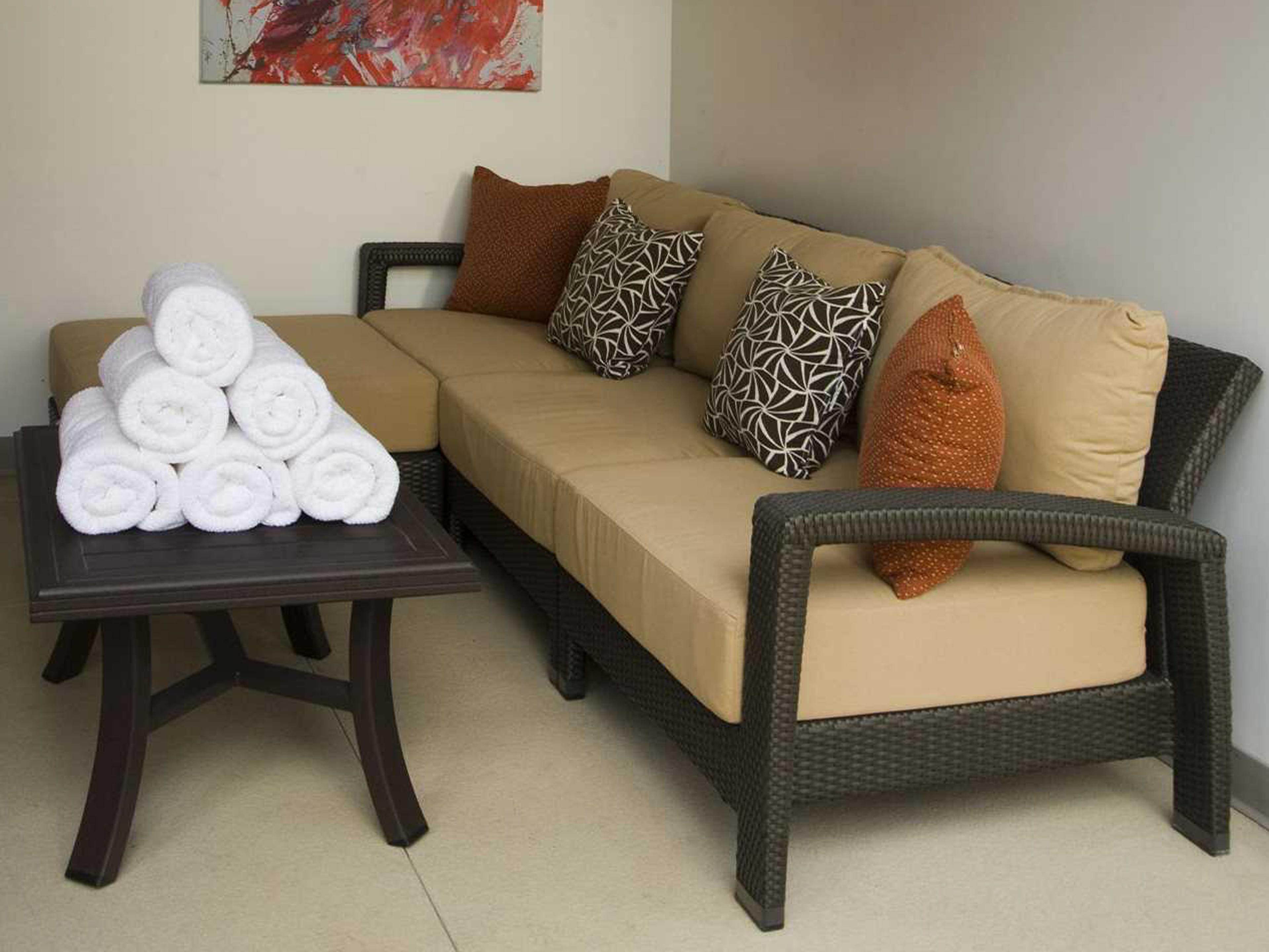 Tropitone Evo Woven Deep Seating Sectional Outdoor Patio Lounge Set