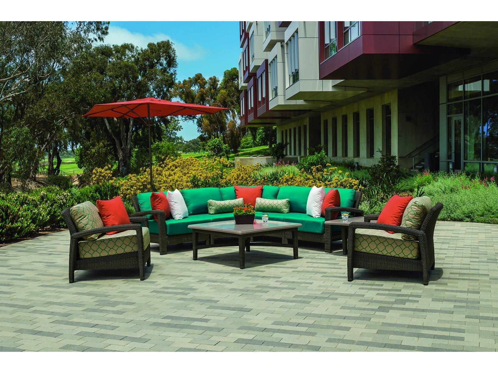 Tropitone Evo Woven Deep Seating Sectional Lounge Set